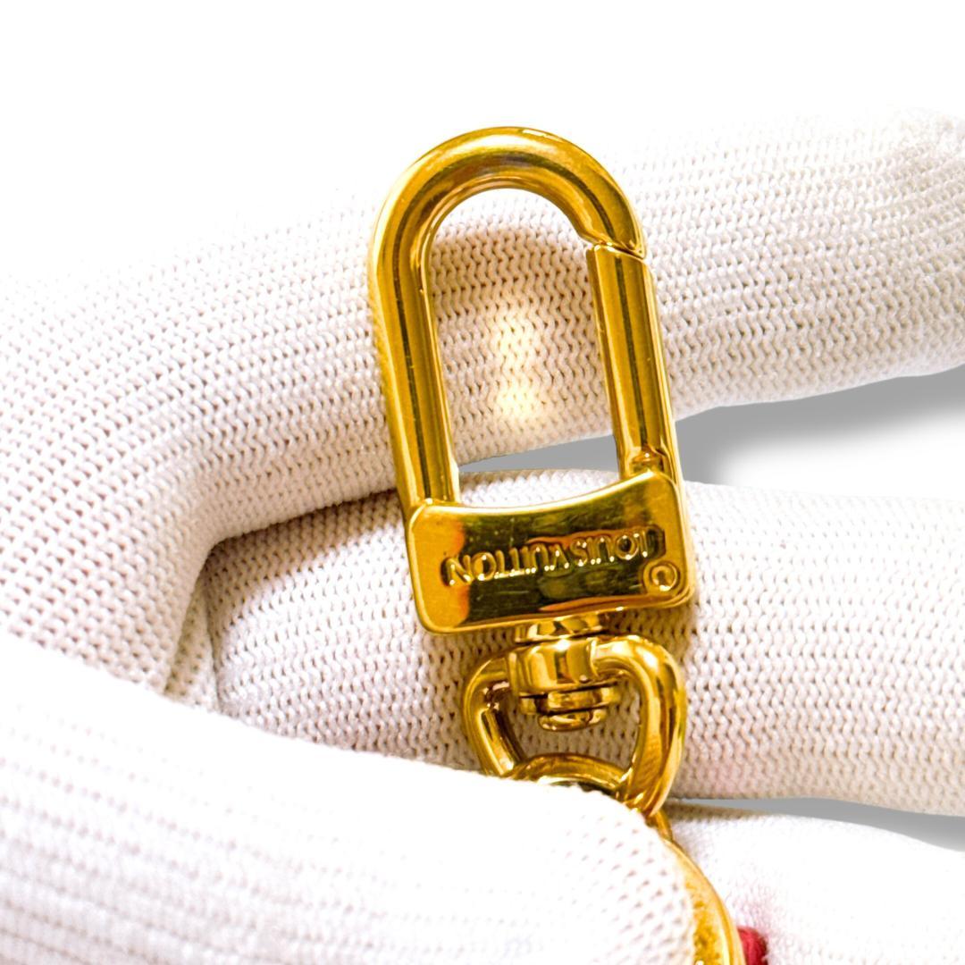 【美品】ルイヴィトン ポルトクレ LV ニューウェーブ M67808 キーリング