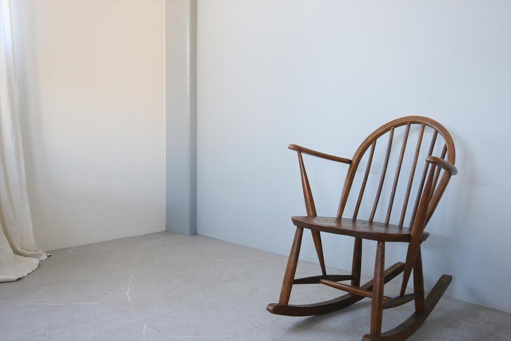 英国アンティークERCOLアーコールロッキングチャイルドチェア(87-248)