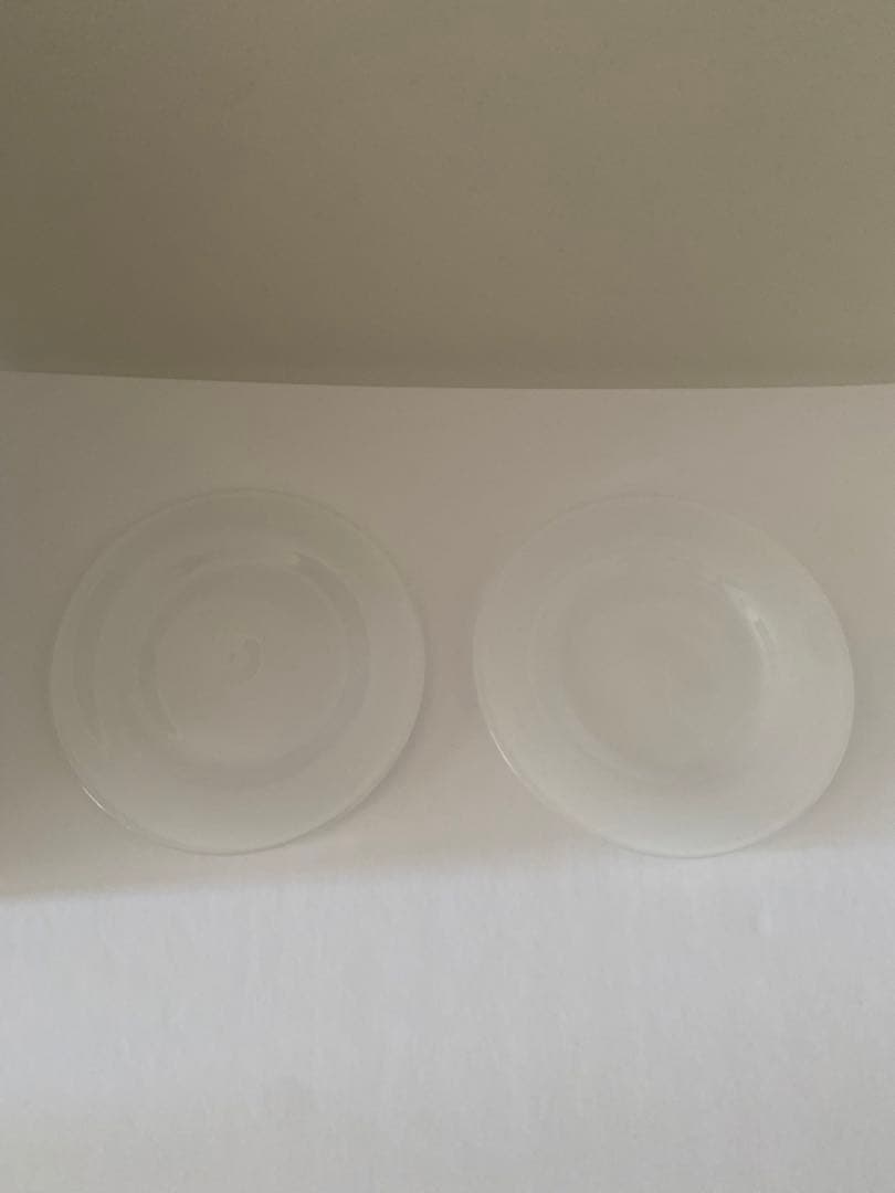 辻和美　乳白色　プレート 2点セット