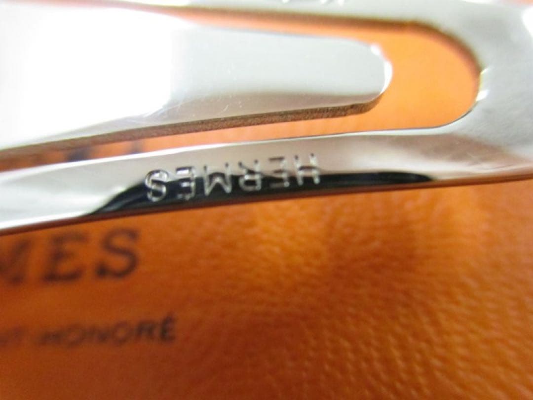 新品 未使用品 エルメス マネークリップ ルーペ付きブックマーカー しおり