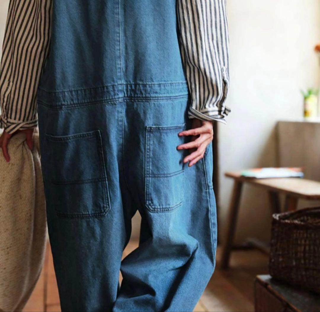 soulberry 大きいサイズ　ぽっちゃりサイズ　店長のデニムなサロペット