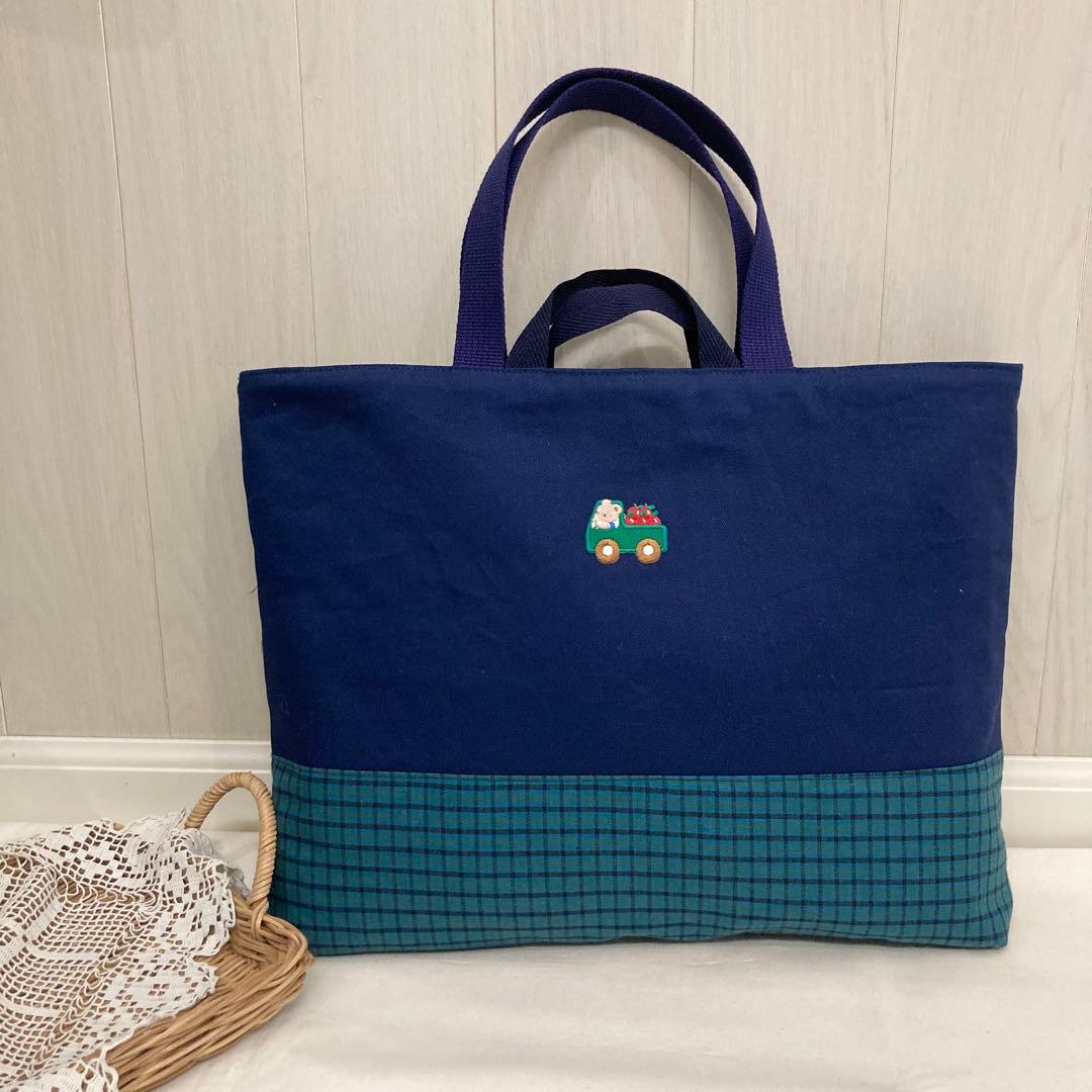 【再販】《ファミリア好きな方に》通園通学グッズ　5点セット　りんご　トラック