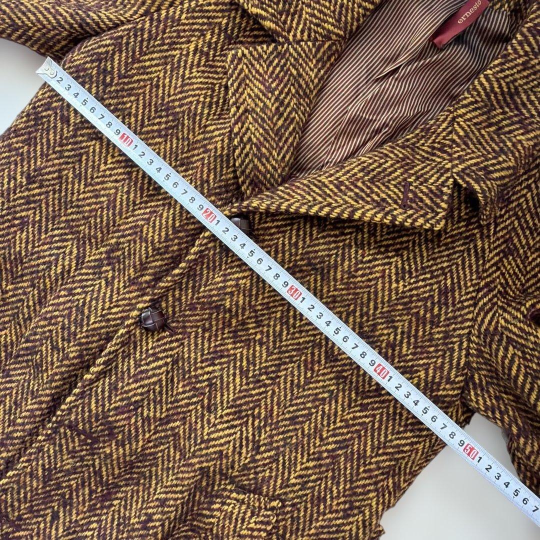 ernesto エルネスト　チェスターコート　46　マスタード