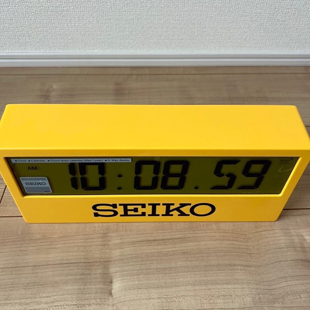 SEIKO デジタル時計 イエロー セイコー スポーツタイマークロック レア