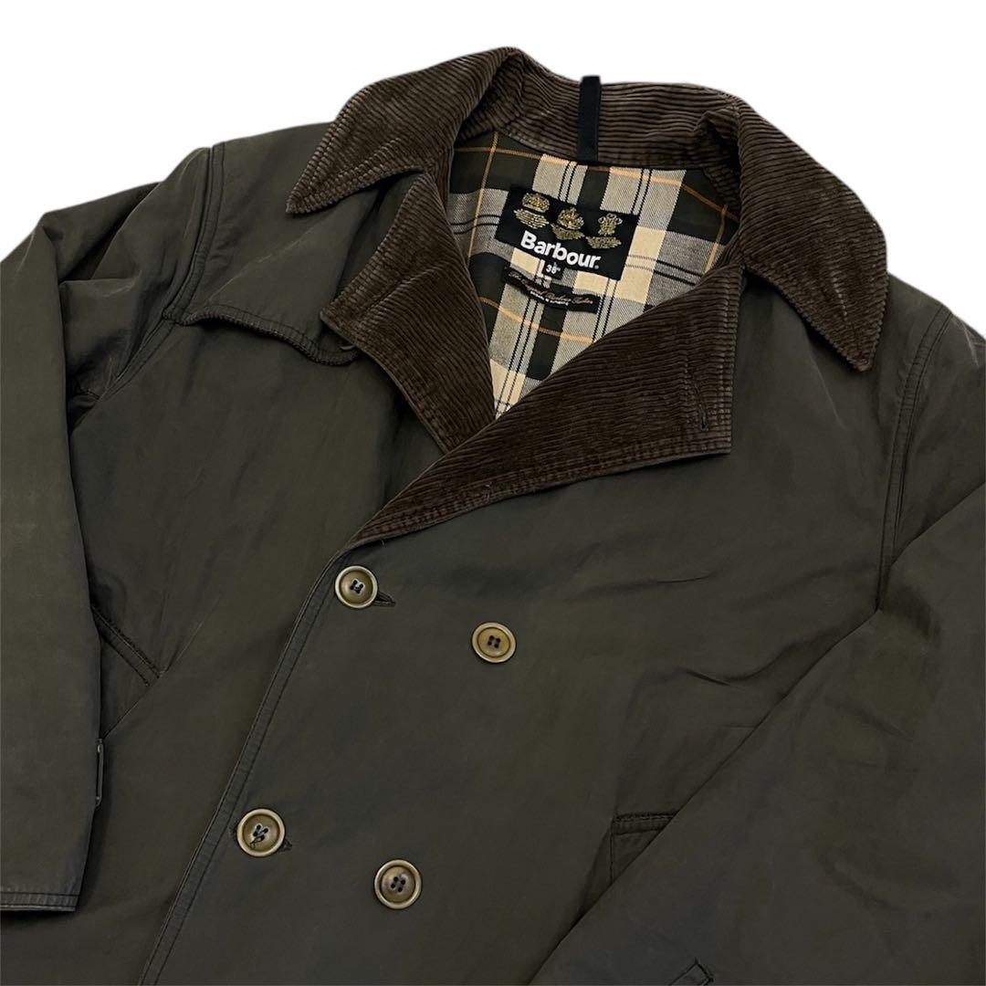 Barbour WHITLEY 復刻トレンチコート 38 オイルド M相当