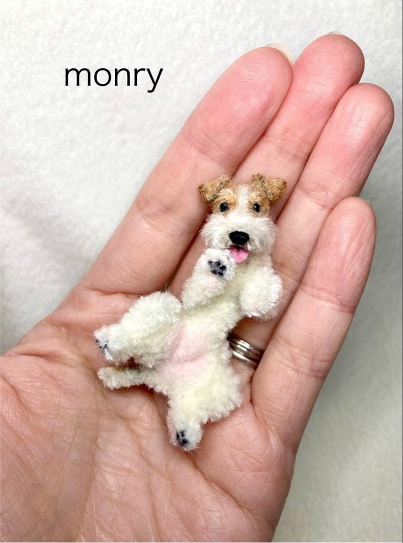 モールアート☆ワイヤーフォックステリア☆へそてん