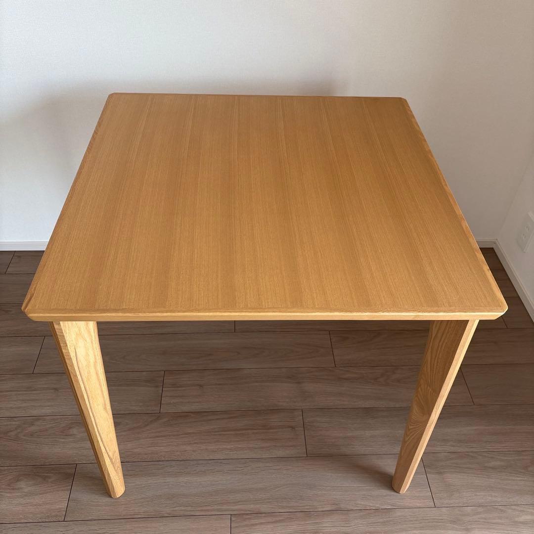 【マロン】ニトリ ダイニングテーブル(ロレイン5 80 LBR)