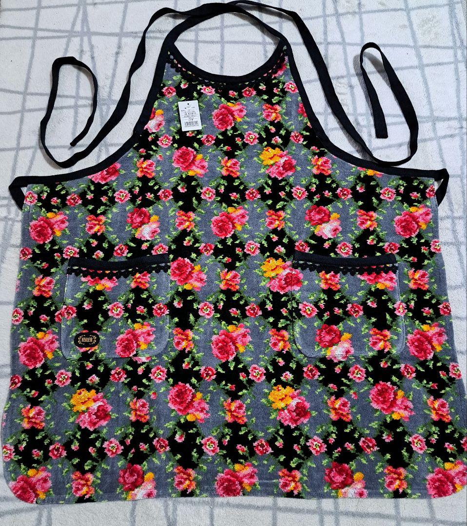 フェイラー花柄エプロン 　新品未使用品