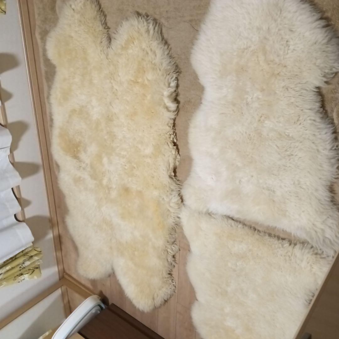 羊本革オーストラリアラグ ３枚セット