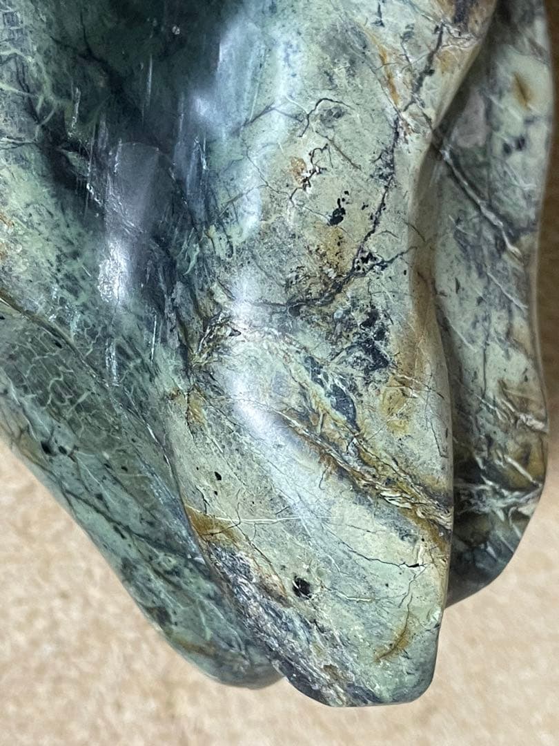 ★蛇石★蛇紋石 (サーペンティン) ★盆石/飾り石/縁起物/巳年/縁起物/金運