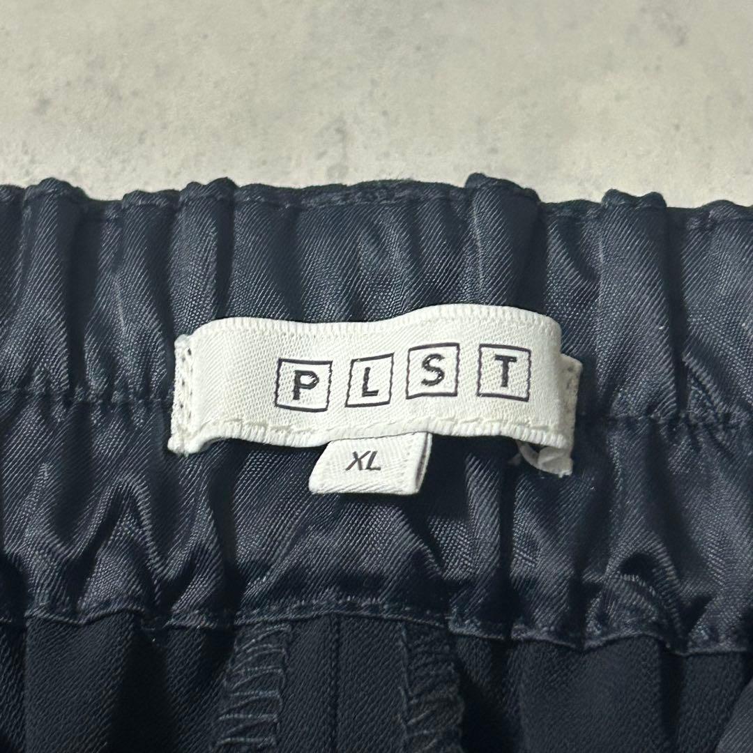 美品✨PLST スーツ セットアップ ノーカラー パンツ 1B 洗える XL