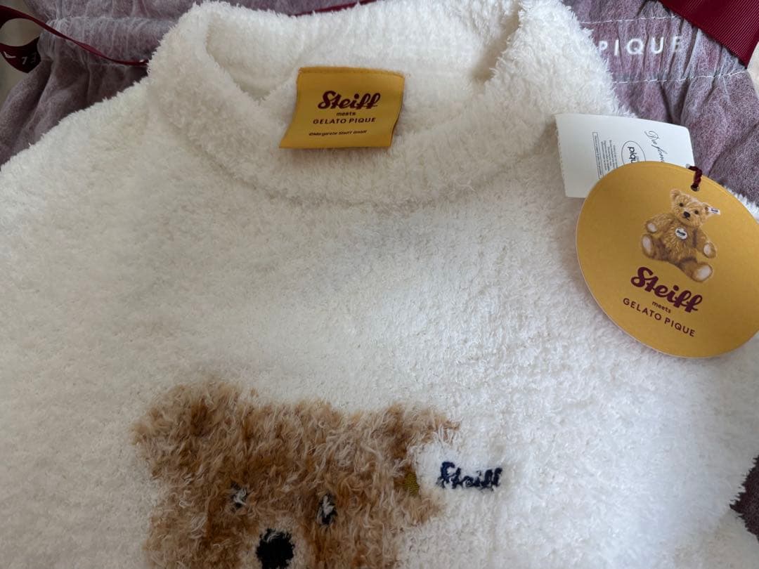 新品ジェラートピケ　steif シュタイフ　パウダージャガードワンピース