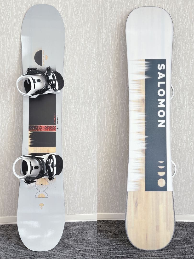 17ほぼ未使用❗️超豪華❗️サロモン メンズスノーボードセット★152cm+ビン付