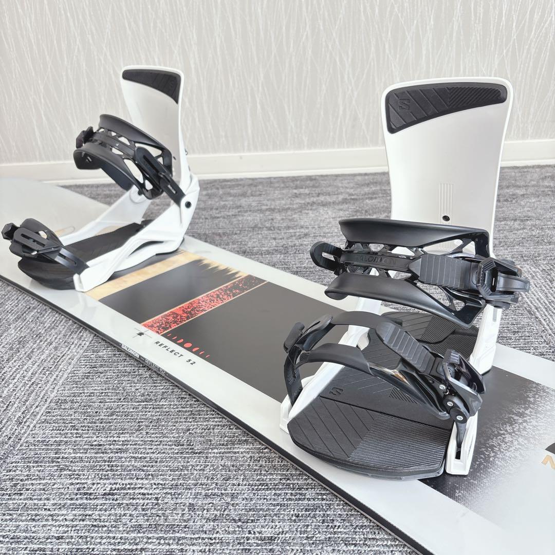 17ほぼ未使用❗️超豪華❗️サロモン メンズスノーボードセット★152cm+ビン付