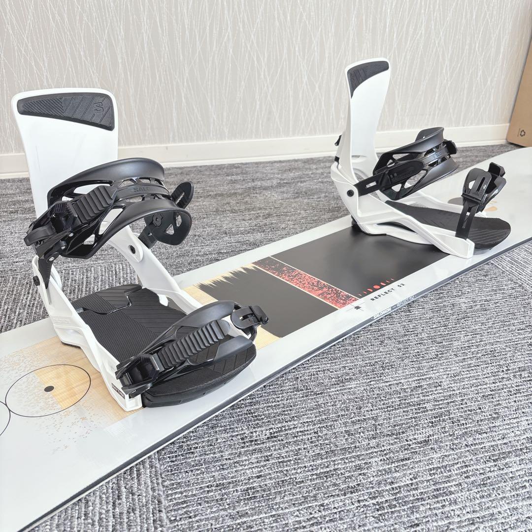 17ほぼ未使用❗️超豪華❗️サロモン メンズスノーボードセット★152cm+ビン付