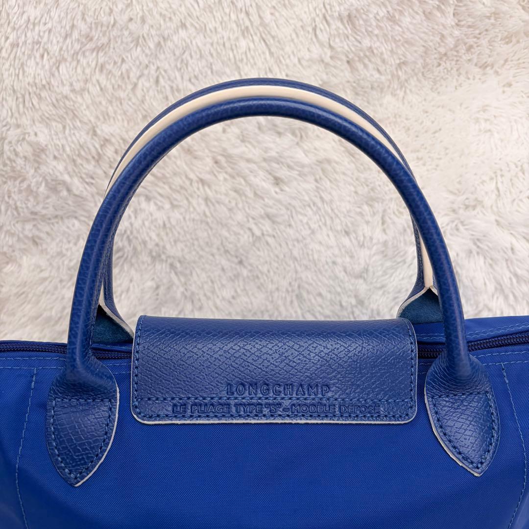 極美品✨ LONGCHAMP プリアージュクラブブルートートバッグ　サイズS