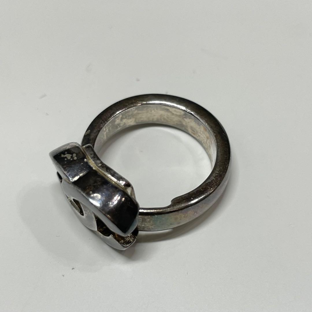 ん*様 CHANEL ココマークロゴ シルバーリング　13号