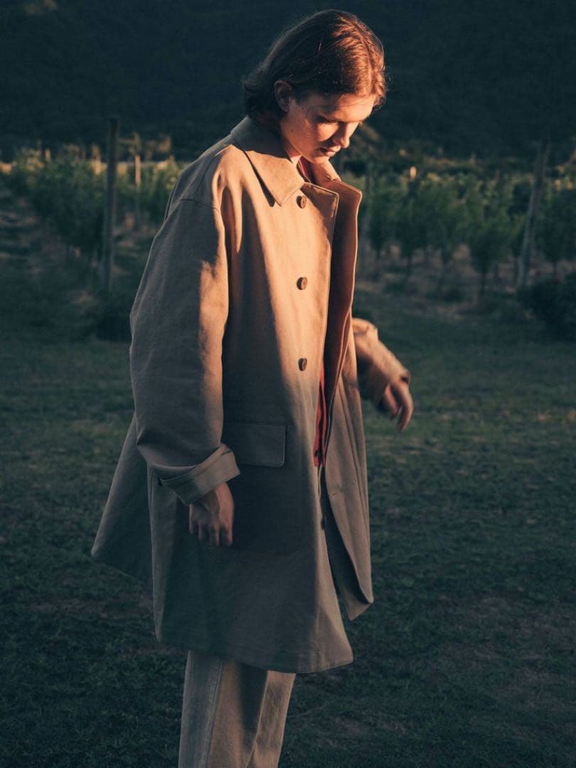 【a.presse】Motorcycle Half Coat