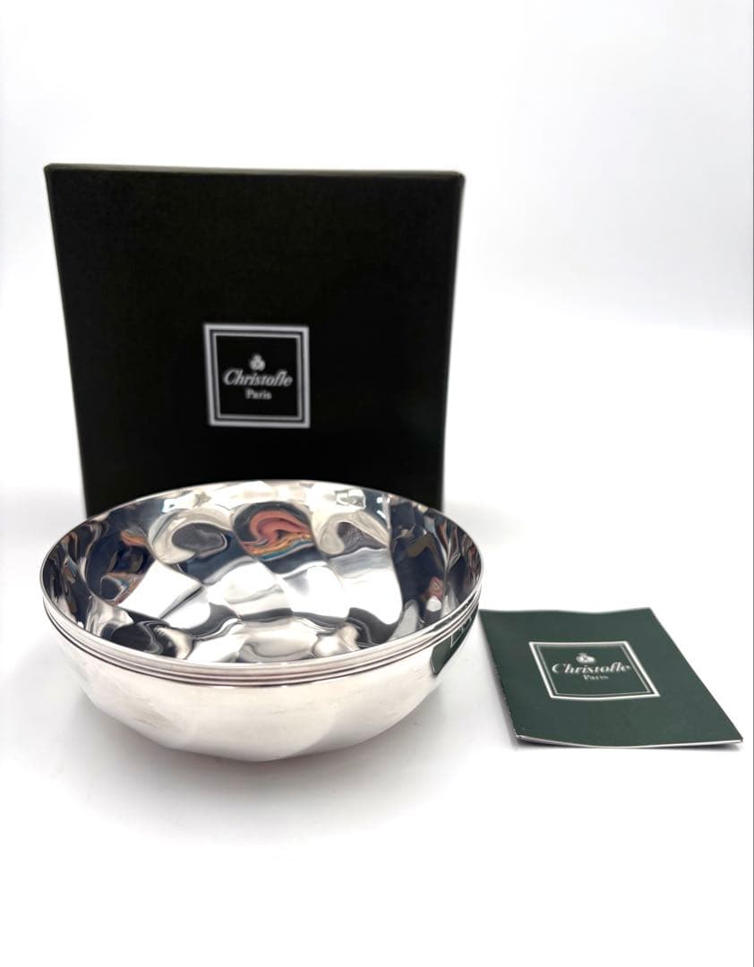 Christofle クリストフル　11cm シルバーボウル　箱付き