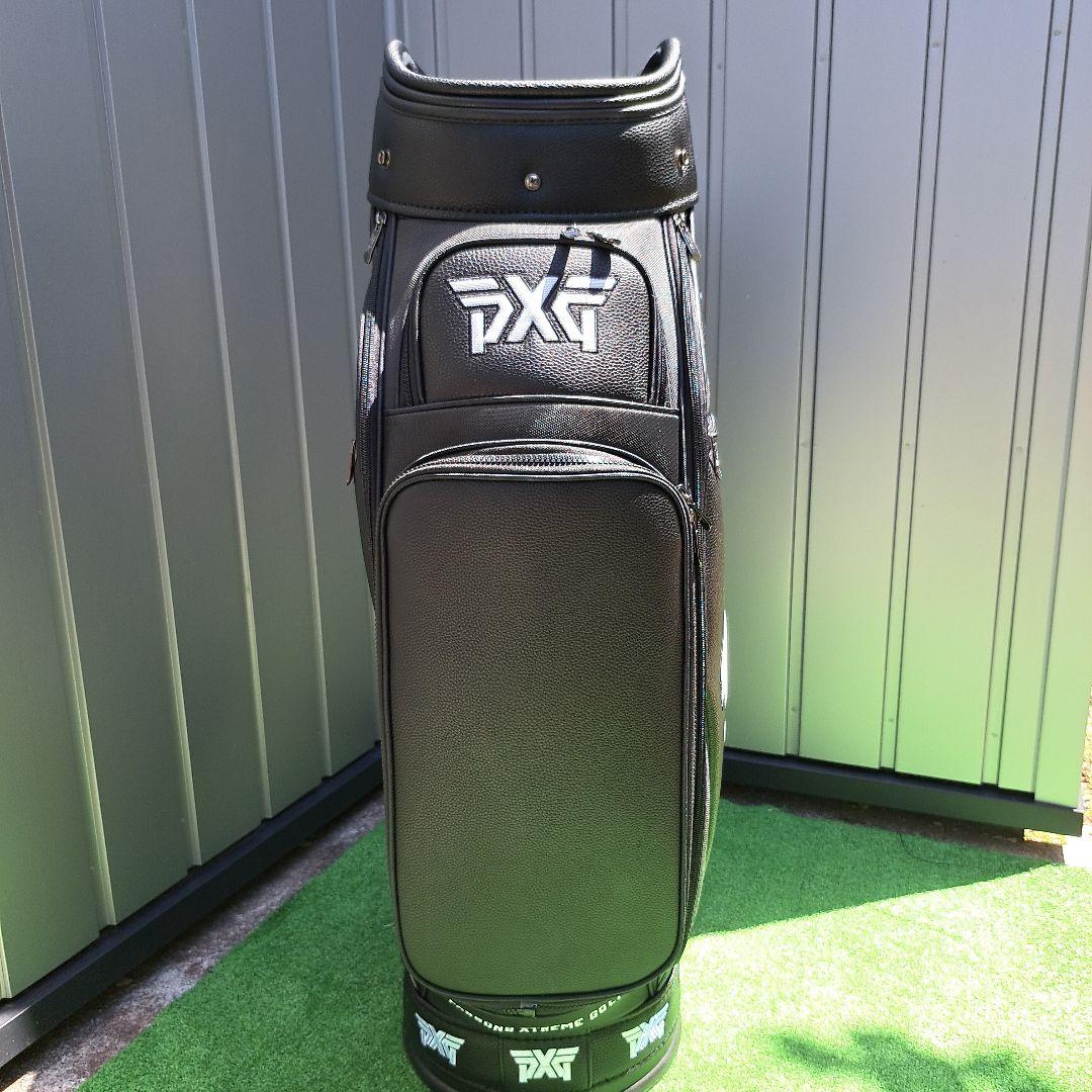 未使用に近い　PXG ブラック キャディバッグ