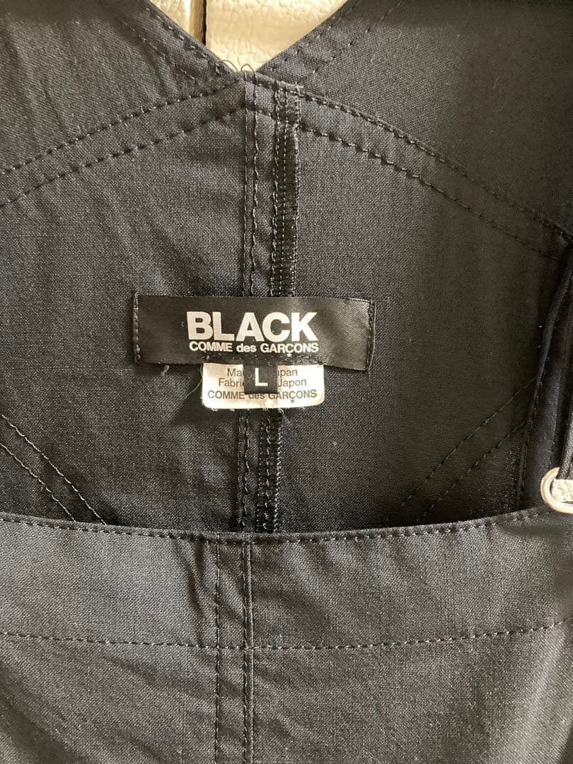COMME des GARÇONS ブラック サロペット L
