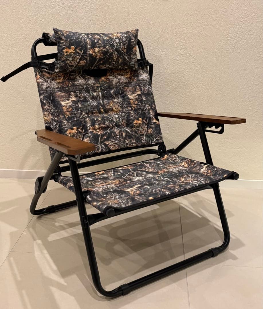 アッソブ　オリジナル カモ ローバーチェア　マルチクッション付