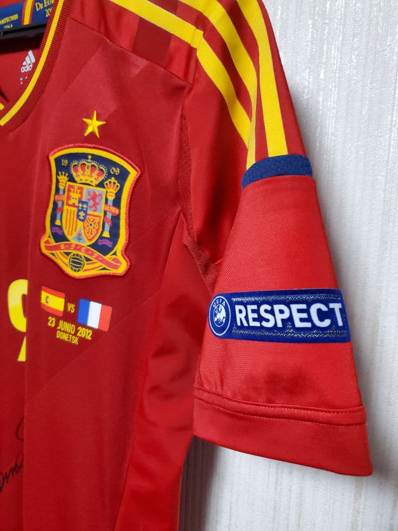 【超希少】★トーレス直筆サイン入り2012ジャージー・スペイン代表★