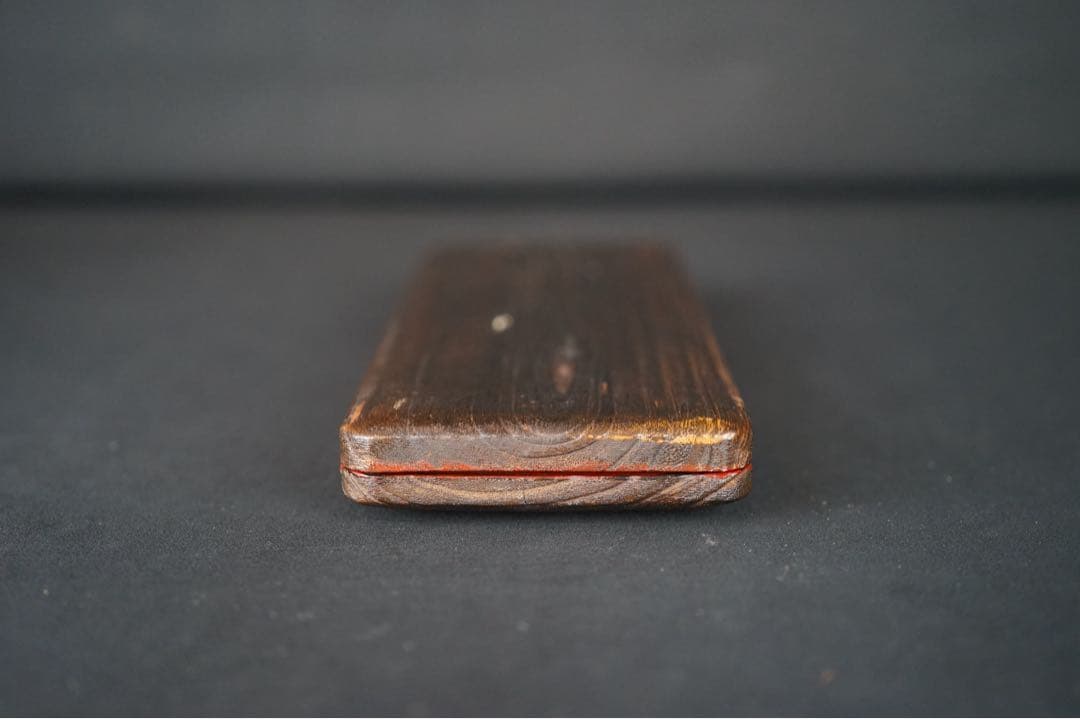 荘司芳真 造 鶉 金銀 蒔絵 硯箱 共箱 / 漆美術 書道具 文化財功労者