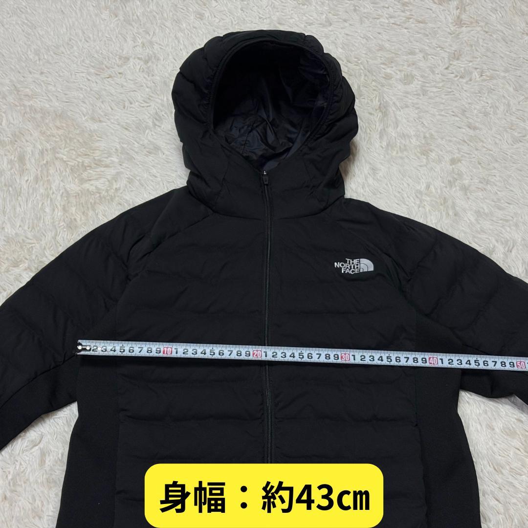 ⭐ほぼ新品　ノースフェイス レッドランフーディ 黒　女性 M　撥水 防寒 保温