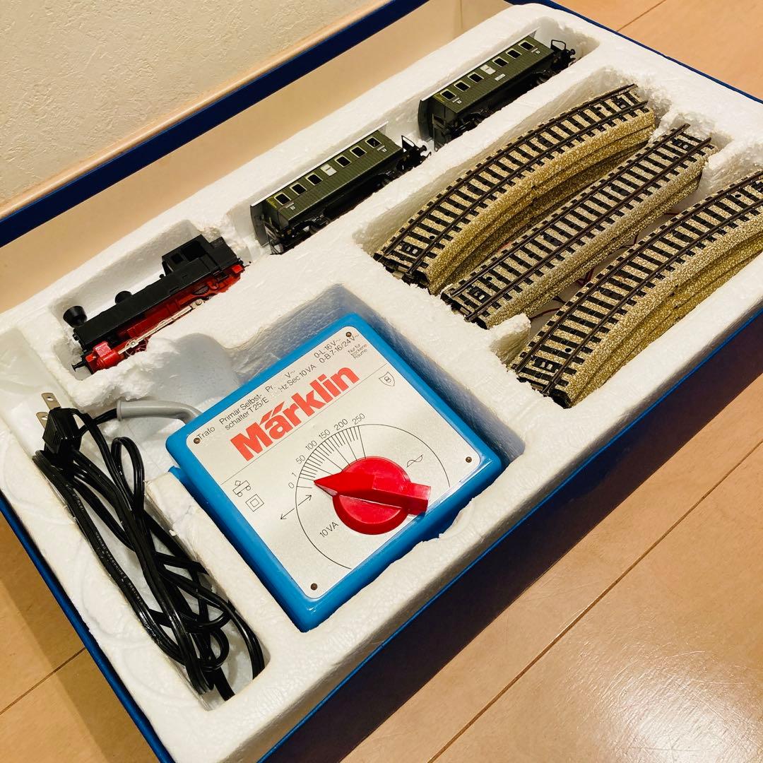 MARKLIN メルクリンHO基本セット 蒸気機関車 3029レール 客車セット