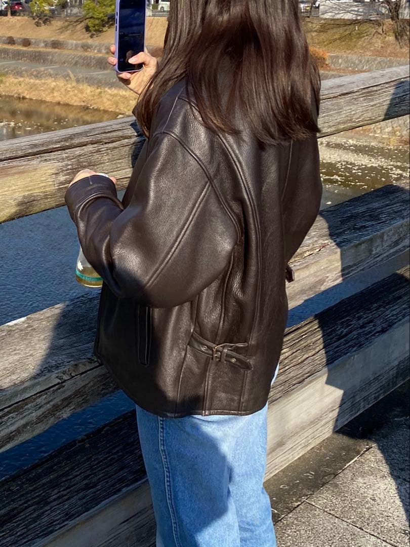 Eddie Bauer レザージャケット S/P