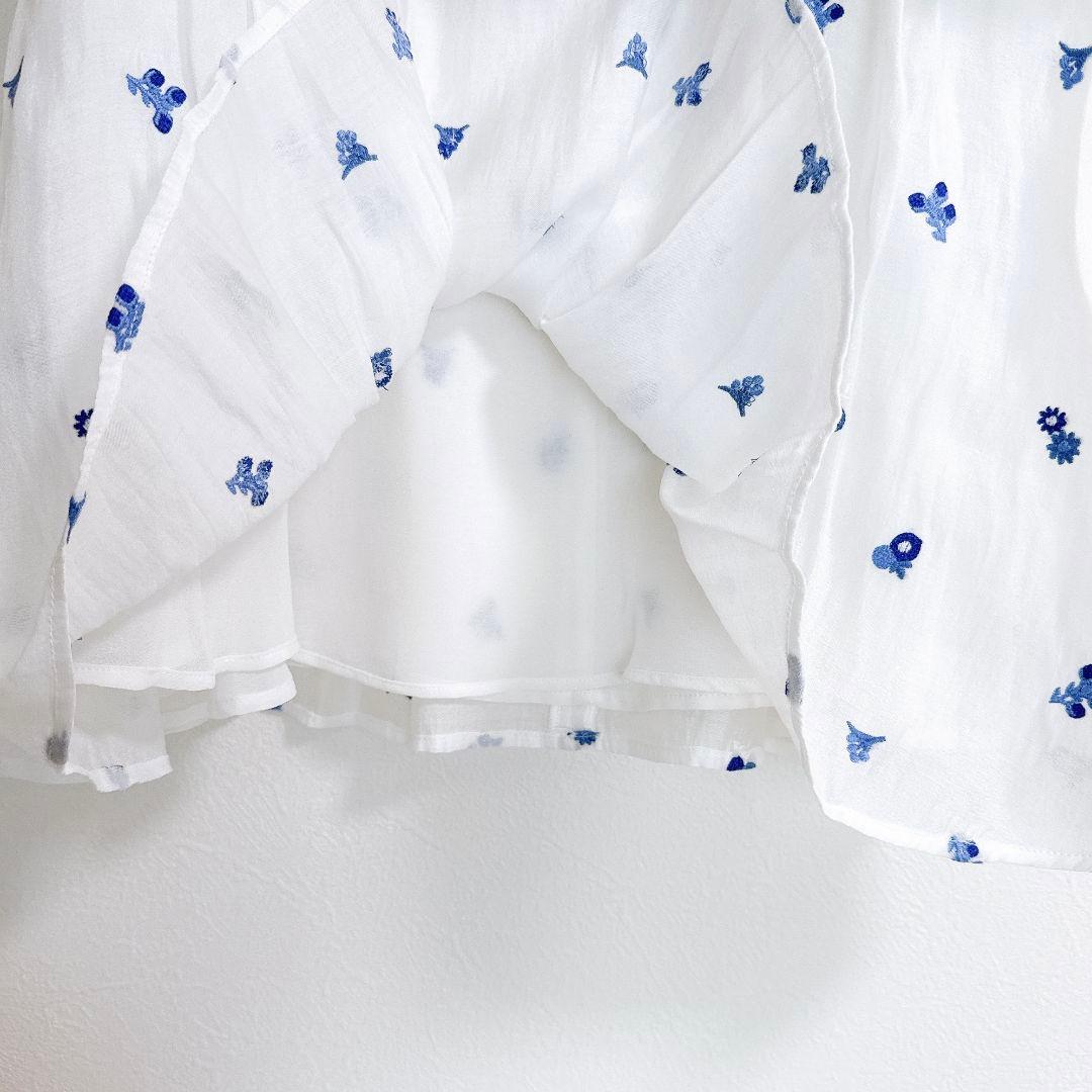 【25SS極美品】CELFORD セルフォード 小花刺繍ペプラムブラウス 花柄