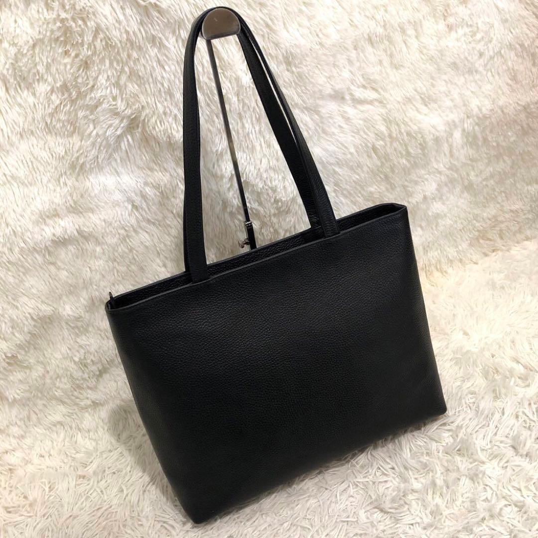 新品同様✨ハッシュタグ レザー　トートバッグ ブラック