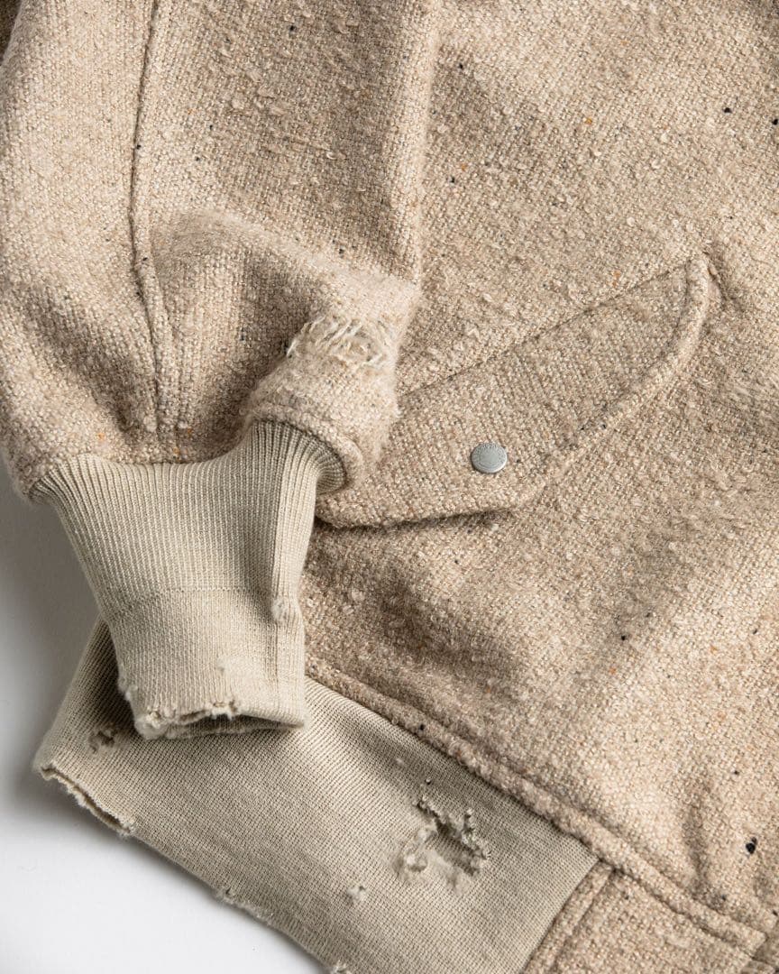 ジャケット・アウター 24AW anachronorm DAMAGED TWEED DRIZZLER