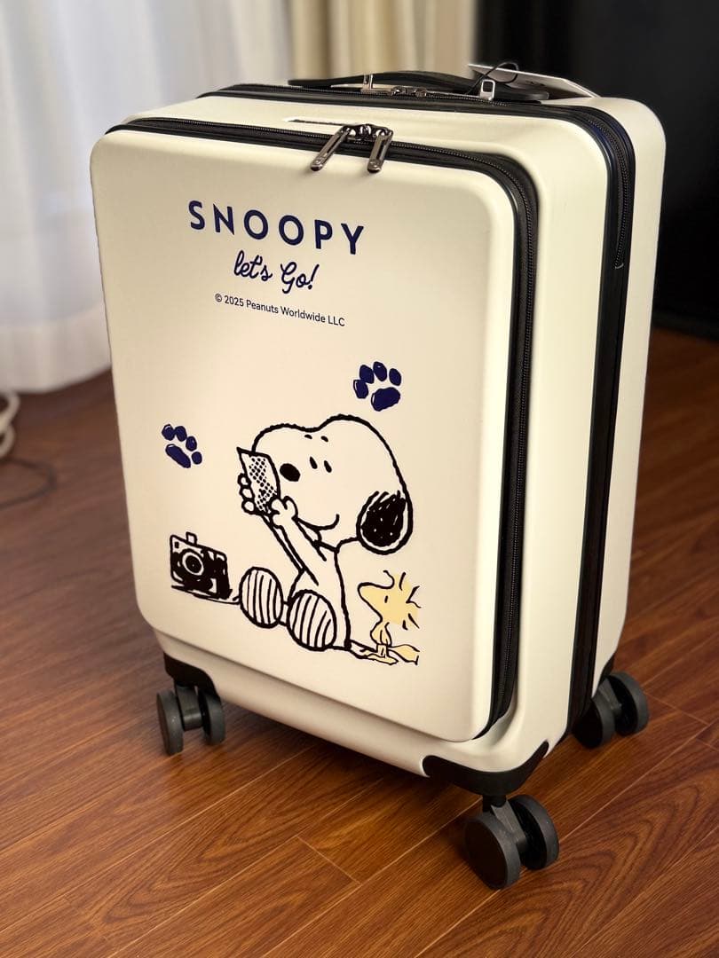 タグ付き新品　スヌーピー　キャリーケース　布バッグ付