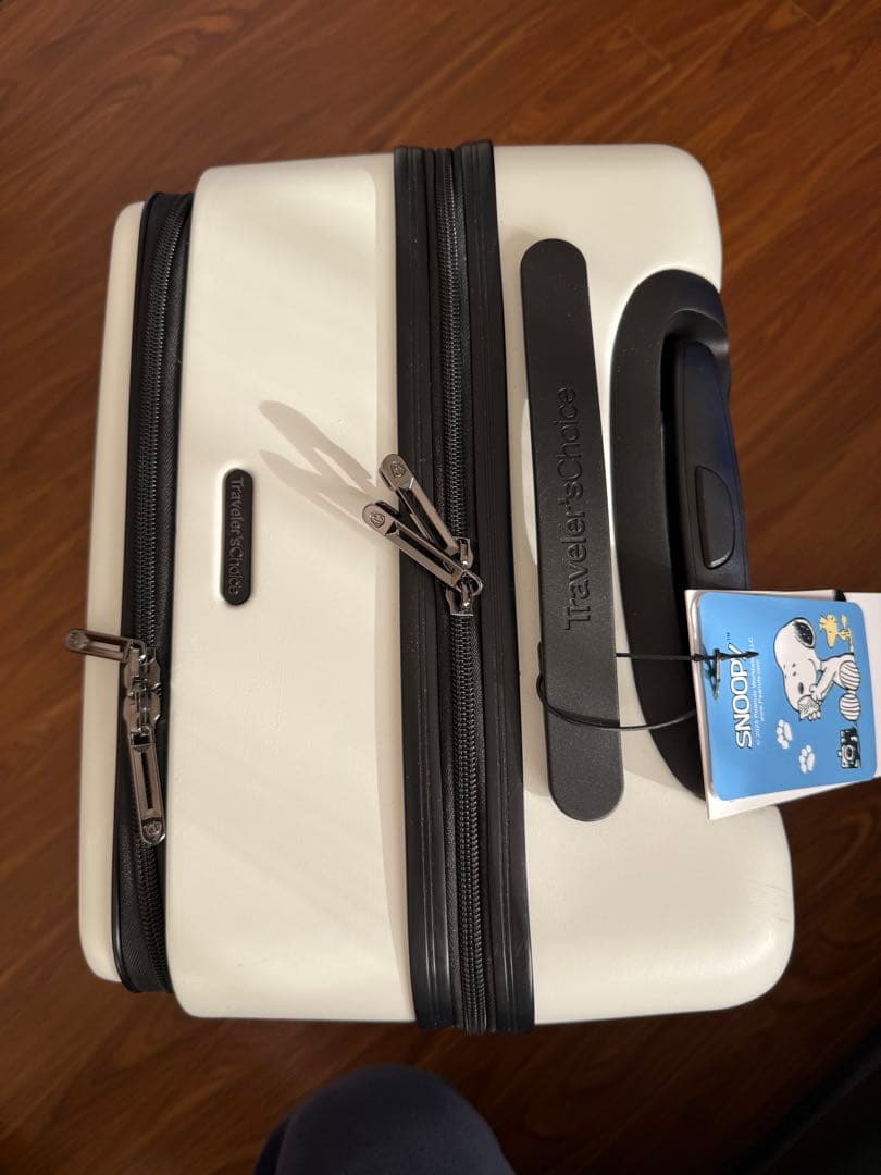 タグ付き新品　スヌーピー　キャリーケース　布バッグ付