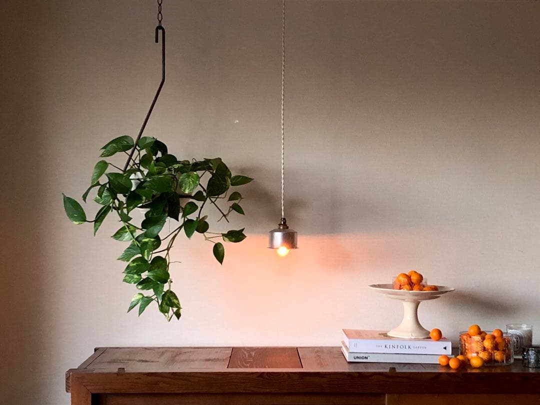 北欧ビンテージシェードのペンダントライト 真鍮ソケット リビングインテリア 照明