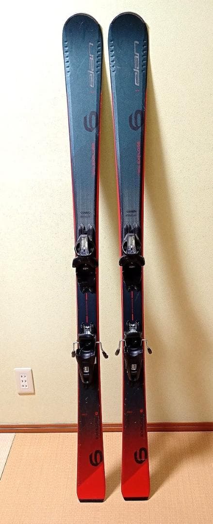 160cm elan explore6 スキー板 ビンディング付き