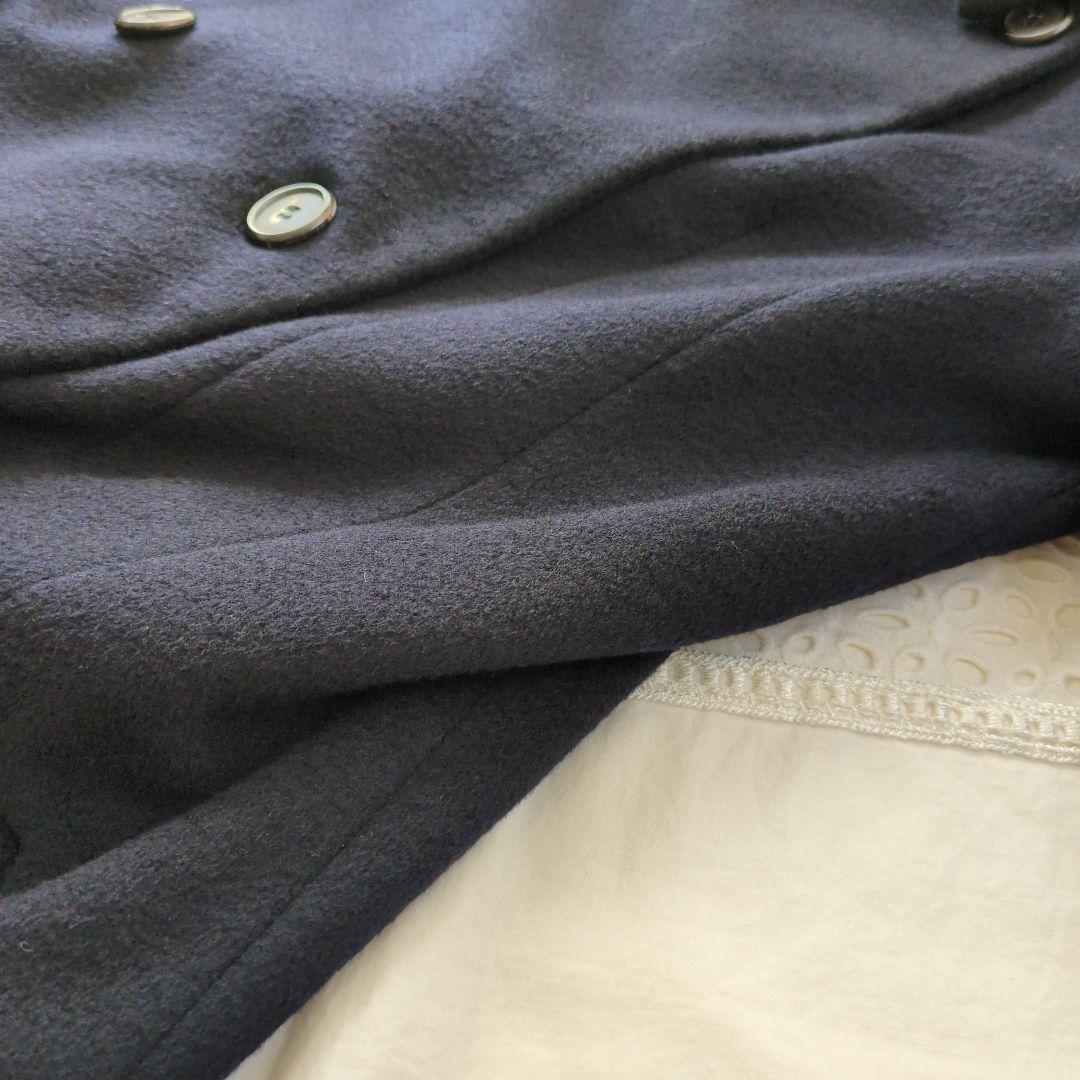 STRENESSE ストラネス カシミヤ100％ ロングコート ネイビー 美品