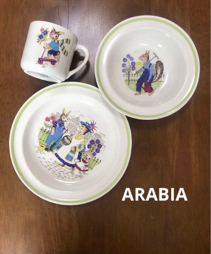 ARABIAアラビア「HUPI」　ライヤ・ウオシッキネン　子供用セット　カップ