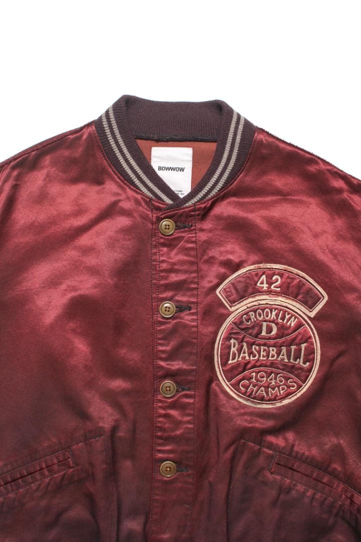 新品■BOWWOW BASEBALL CHAMPION SATIN JACKET