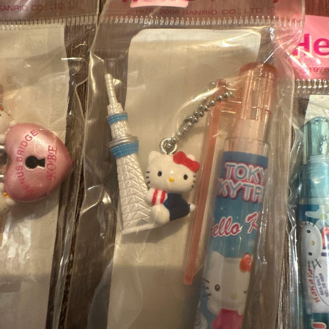 新品袋入り【レア】ご当地　ボールペン6本セット　ハローキティ