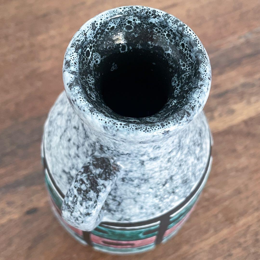 【東ドイツ Strehlaの花瓶】Fat Lava 295