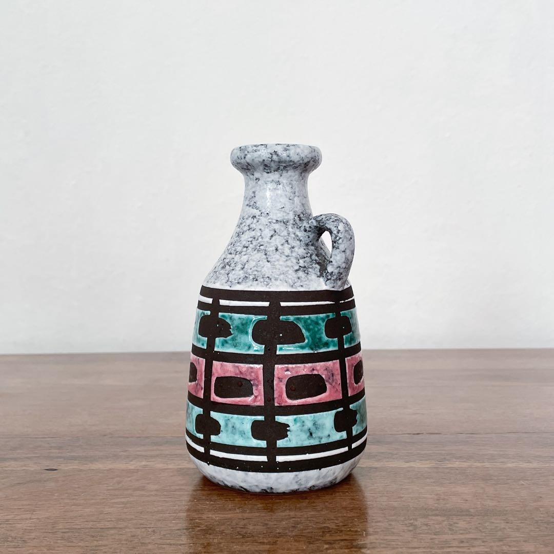 【東ドイツ Strehlaの花瓶】Fat Lava 295