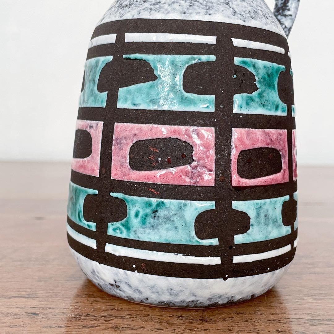 【東ドイツ Strehlaの花瓶】Fat Lava 295