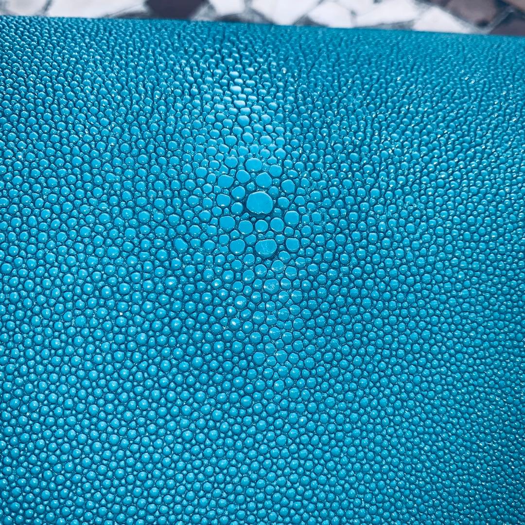 13)エイ革 鮫革 鮫皮 stingray ガルーシャ スティングレイ