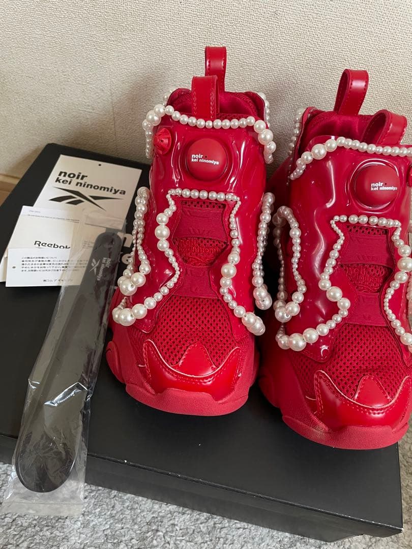 Noir Kei Ninomiya Reebok pump fury パール　赤