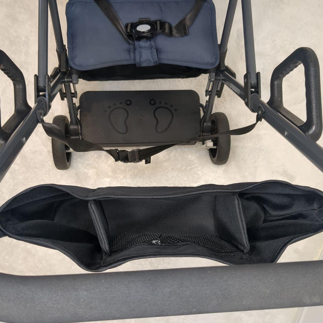 【美品】KATOJI ２人でゴー 折りたたみ式ベビーカー ２人乗り ネイビー