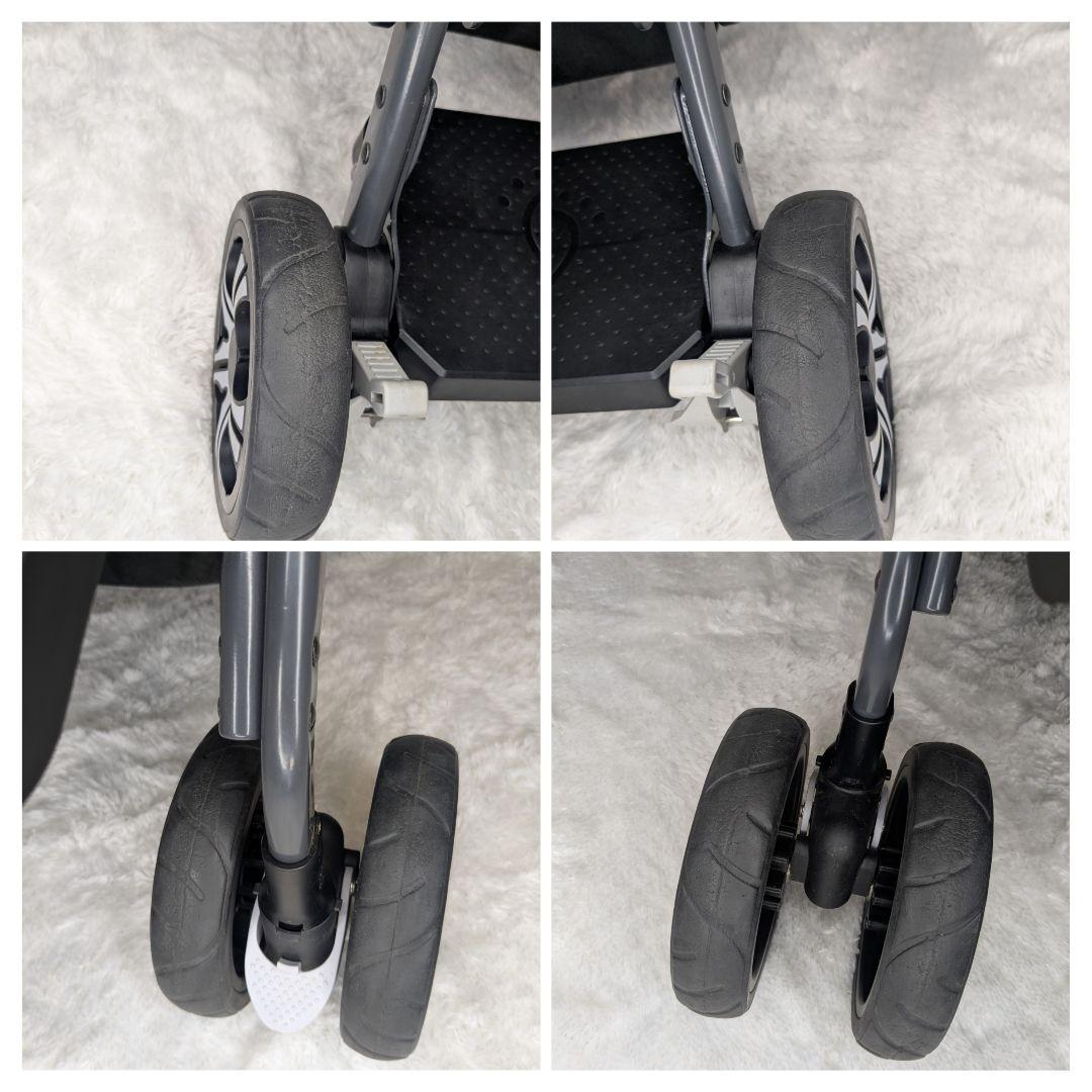 【美品】KATOJI ２人でゴー 折りたたみ式ベビーカー ２人乗り ネイビー