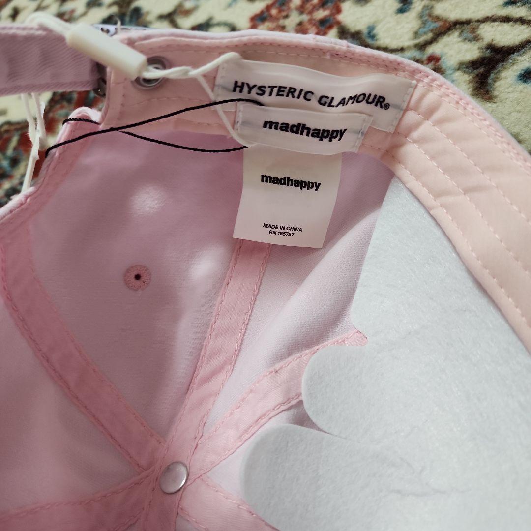 Hysteric Glamour ×madhappy キャップ　ピンク